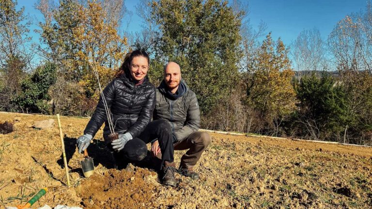 Evento di impianto alberi a Bosco Cinque Querce, Novembre 2024
