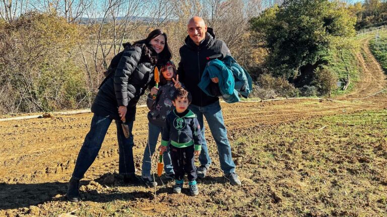 Evento di impianto alberi a Bosco Cinque Querce, Novembre 2024