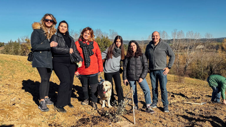 Evento di impianto alberi a Bosco Cinque Querce, Novembre 2024