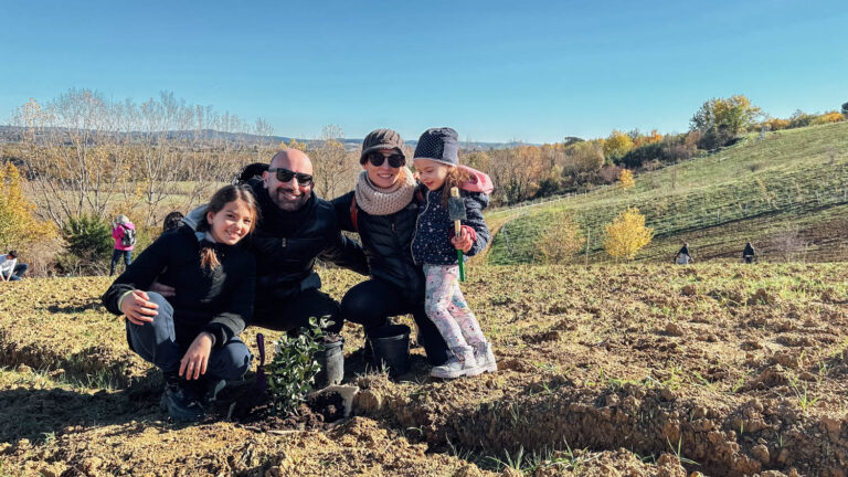 Evento WOWnature di impianto alberi a Bosco Cinque Querce | Novembre 2024