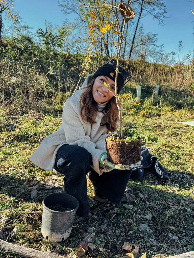 WOWnature tree-planting event at Oglio Nord Park, November 2024