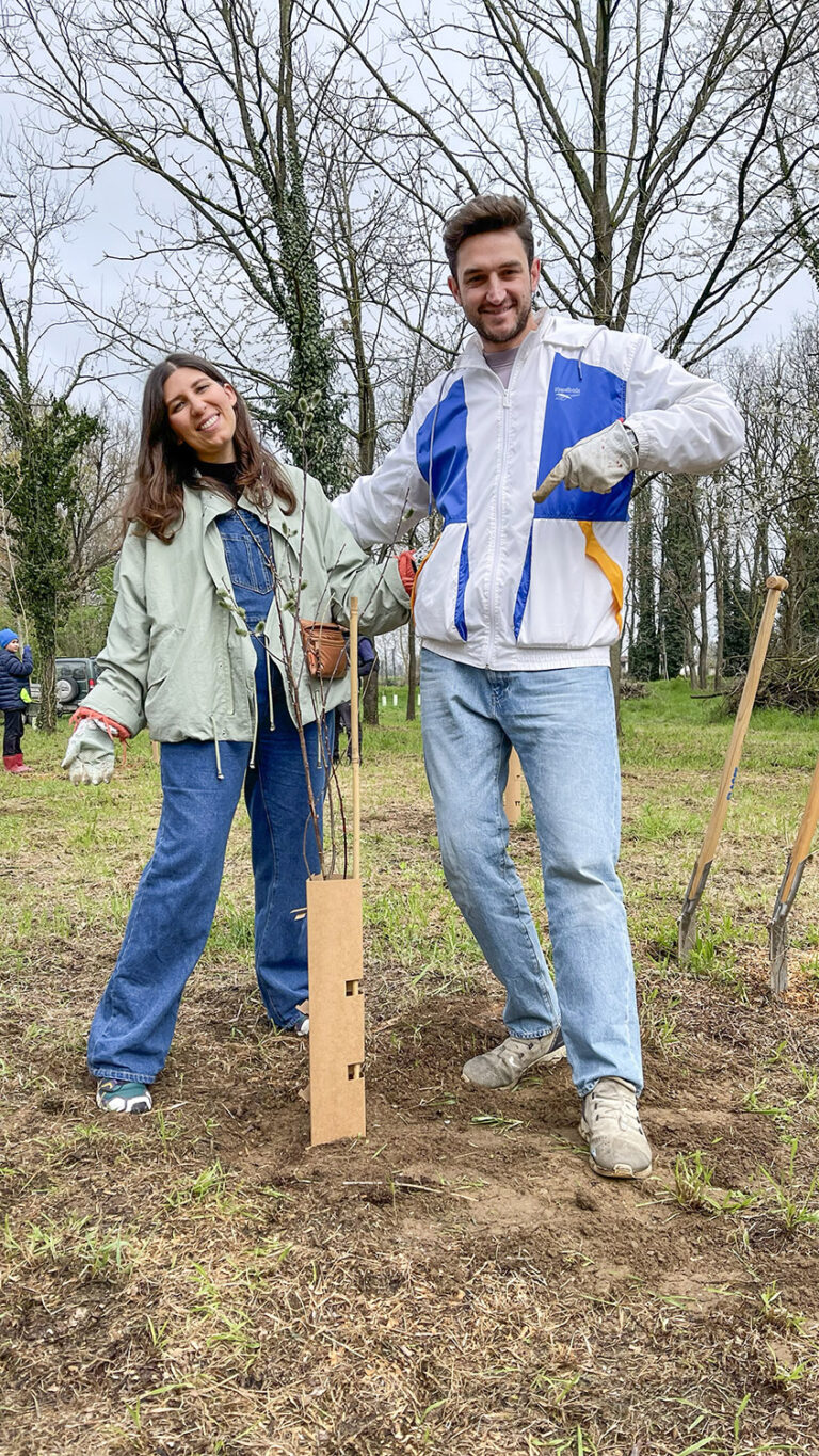 WOWnature tree-planting event at Parco del Serio, March 2025