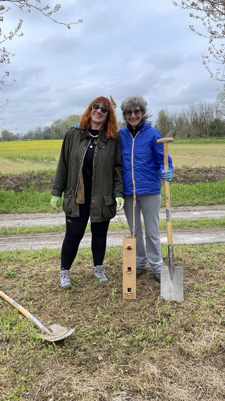 WOWnature tree-planting event at Parco del Serio, March 2025