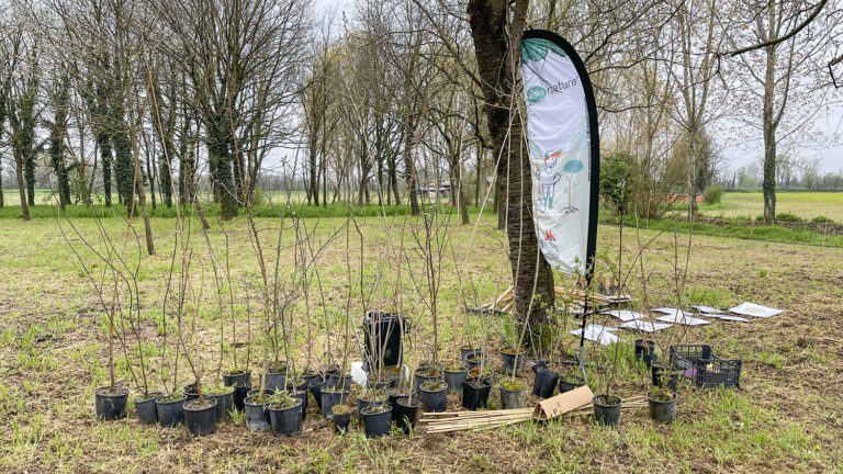 WOWnature tree-planting event at Parco del Serio, March 2025