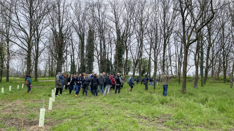 WOWnature tree-planting event at Parco del Serio, March 2025