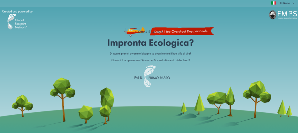 calcolatore della carbon footprint